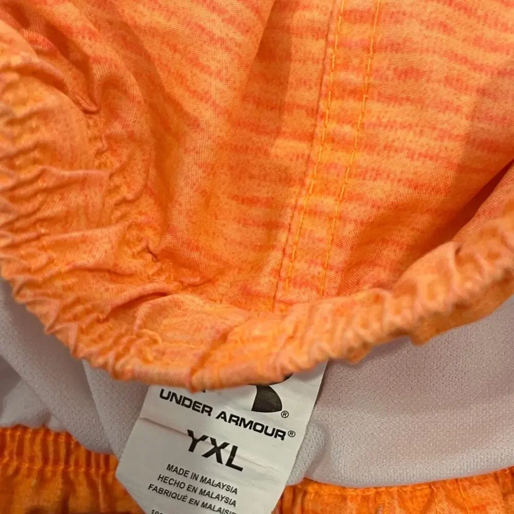 UA Boys Orange Swim Trunks XL‎